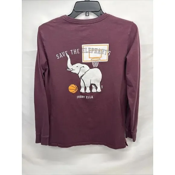 Ivory Ella- Save the Elephants Long Sleeve Men's S - Picture 4 of 8